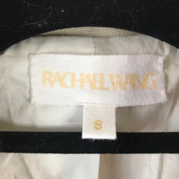 Rachael Wang Oversized‎ oatmeal blazer neutral size Small - Picture 5 of 7